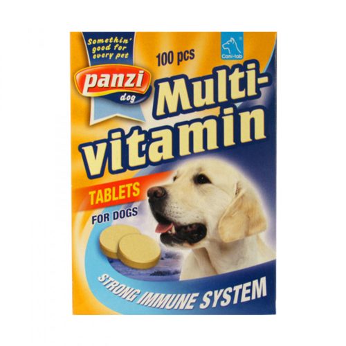 Panzi Vitamin Multivitamin Tabletta Kutyáknak 100db-os csomag   Canitab multivitamin 300019
