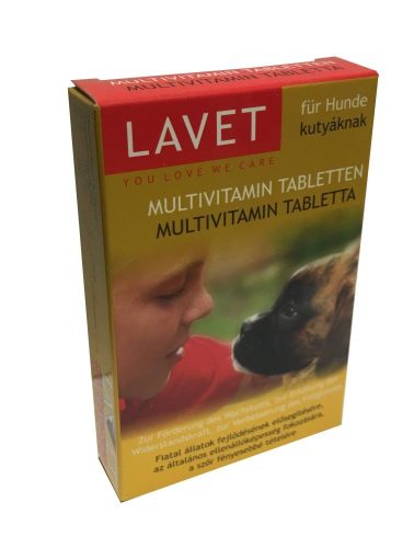 Lavet Vitamin Tabletta Kutyáknak 50db/csomag MULTI