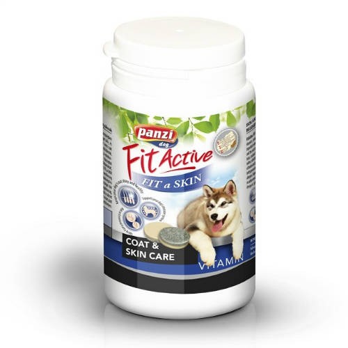 PanziPet FitActive vitamin 60db FIT-a-SKIN  - Szőr- és bőrregeneráló formula biotinnal és spirulina algával