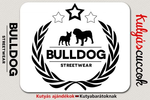 Bulldogos Egérpad - Bulldog Streetwear Koszorús Logo 