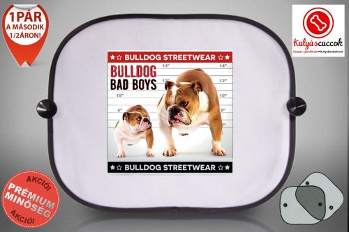 Autós Napellenző - Bulldog Streetwear Bad Boys Two Bulldog