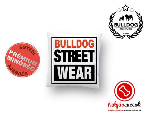 Párna Bulldog Bulldog Streetwear Vision Logo 35x35cm