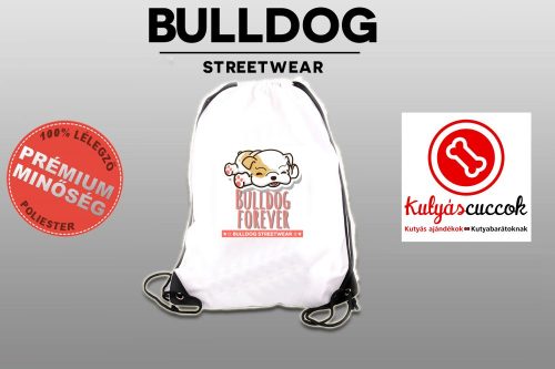 Tornazsák - Bulldog Streetwear Bulldog Forever rózsaszín mintával