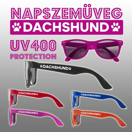 Napszemüveg - Dachshund Wayfarer Style Tacskós mintával UV400 védelemmel