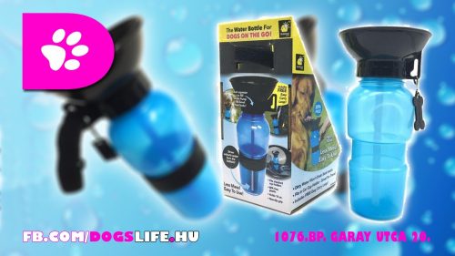 Aqua Dog - Hordozható Kutyakulacs beépített itatótállal több színben RAKTÁRRÓL!