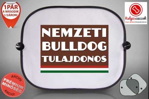 Autós Napellenző - Nemzeti Bulldog Tulajdonos