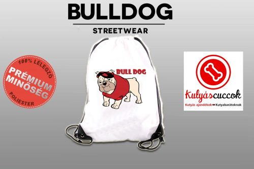 Tornazsák - Bulldog Piros pólós mintával