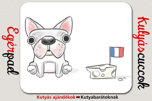Bulldogos Egérpad - Bulldog Francia Bulldog rajz