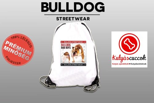 Tornazsák - Bulldog Streetwear Bad Boys Lucky Bulldog mintával