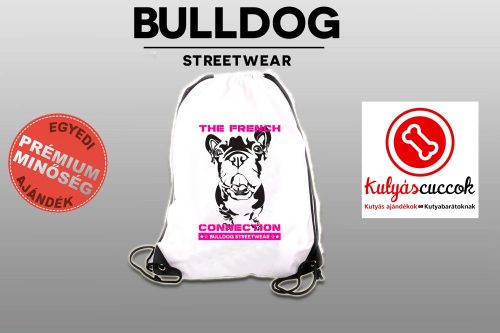 Tornazsák - Bulldog Streetwear The French Connection Neon Pink mintával