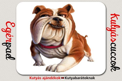 Bulldogos Egérpad - Bulldog 3D