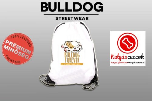 Tornazsák - Bulldog Streetwear Bulldog Forever barna mintával