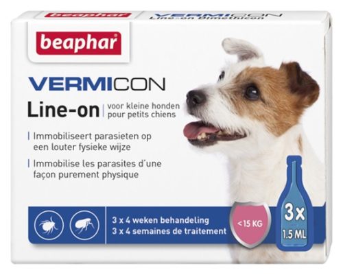 Beaphar Vermicon Bolha, Kullancs és Lepkeszúnyog elleni spot on kutyáknak / 15kg alatt
