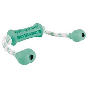 Trixie 33771 DENTAFUN gumijáték mentás rúd kötéllel 9/37cm