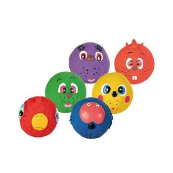   Trixie Faces Toy Balls - labda játék (több féle figura) kutyák részére 3504  k.labda arcos