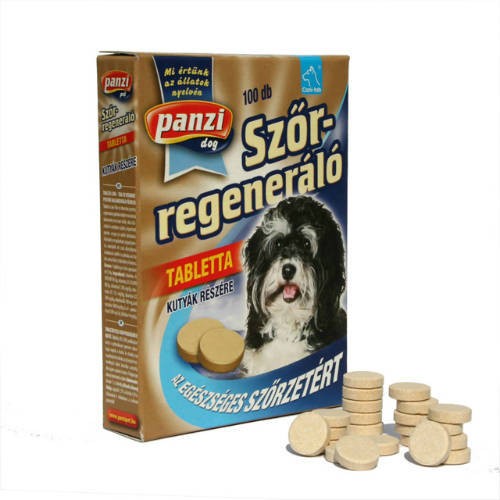 Panzi Vitamin Canitab Tabletta Kutyáknak100db/csomag   szőrregeneráló 300002
