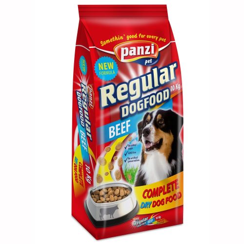 PanziPet  regular száraztáp 10kg marha 130357