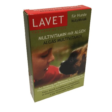 Lavet Vitamin Tabletta Kutyáknak 50db/csomag ALGÁS