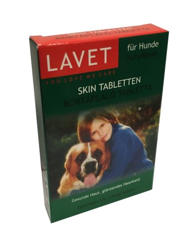Lavet Vitamin Tabletta Kutyáknak 50db/csomag BŐRTÁPLÁLÓ