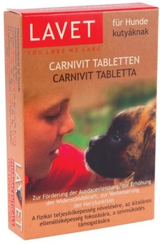 Lavet Vitamin Tabletta Kutyáknak 50db/csomag CARNIVIT