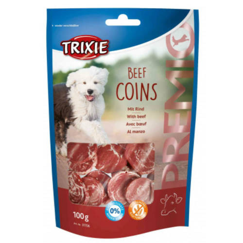 trixie 31706 Premio Beef Coins, 100g