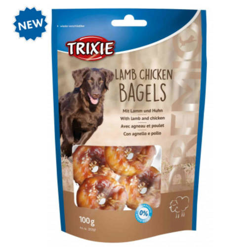trixie 31707 Premio Lamb-Chicken Bagels, 100g