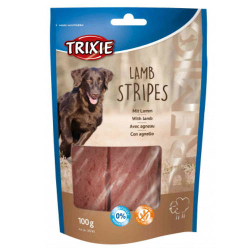 trixie 31741 Premio Lamb Stripes, 100g