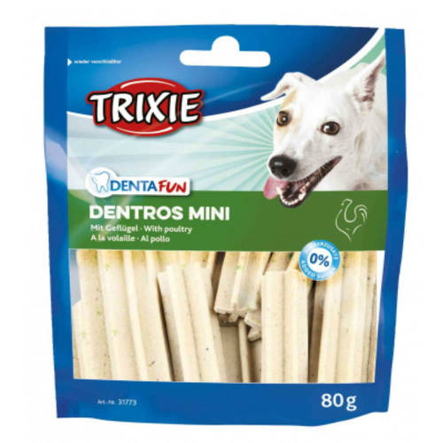 Trixie 31773 Dentros With poultry - jutalomfalat (fogtisztítós) kutyák részére (80g)