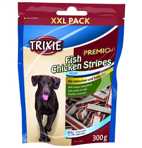 trixie 31803 Premio Light Fish-Chicken Stripes, XXL 300g