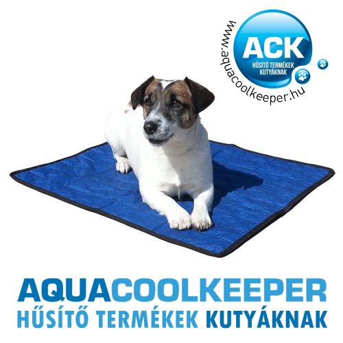 Aqua Coolkeeper hűtőpléd/hűtőmatrac/hűtőtakaró S 40x30cm Kék