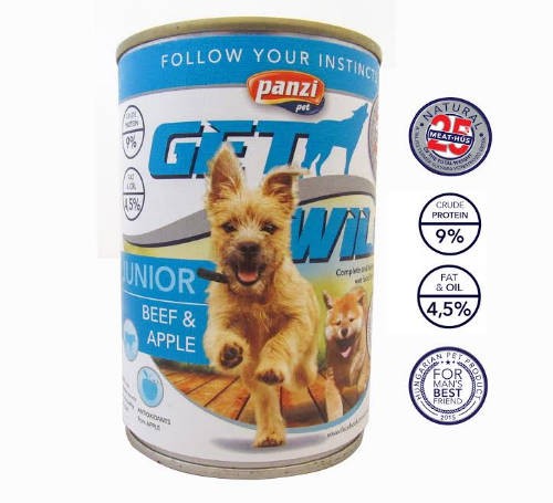 Panzi GetWild 415g Junior BEEF&Apple