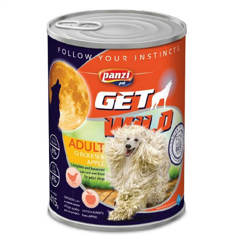 Panzi GetWild 415g Adult CHICKEN&Apple