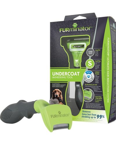 FURminator deShedding Tool hosszú szőrre fejlesztett S  - Furminátor aljszőrzet eltávolító