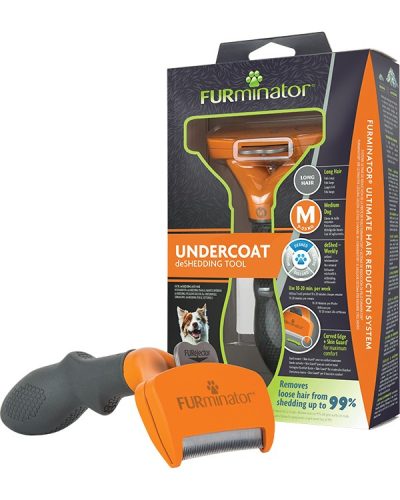 FURminator deShedding Tool hosszú szőrre fejlesztett M  - Furminátor aljszőrzet eltávolító