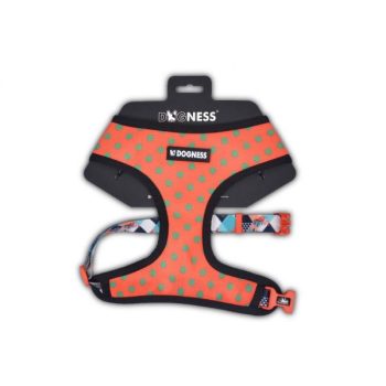   Dogness Hám Dots - Pöttyös Kétoldalas ergonómikus hám több méretben