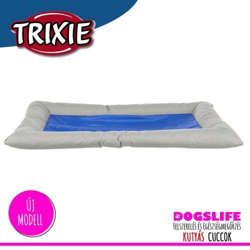 Trixie Luxury Hűsítő zselés fekhely 90x55 cm-es Kék (hűsítő matrac/hűtőmatrac/hűtőtakaró/hűtőpléd) 
