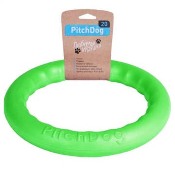 PitchDog Kutyakarika Green 20cm - Játék - Agility eszköz Vízi játékra is