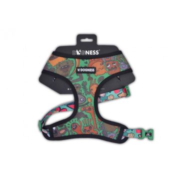   Dogness Hám Aliens - Űrlényes Kétoldalas ergonómikus hám több méretben 