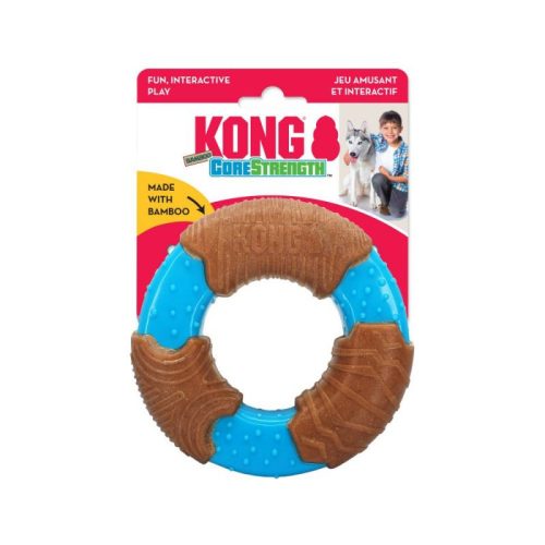 KONG CoreStrength Bambusz Karika (S) - Tartós Erős Kutyajáték