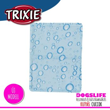   Trixie Bubble Hűsítő zselés matrac 90x50 cm-es Kék (hűsítő matrac/hűtőmatrac/hűtőtakaró/hűtőpléd) 