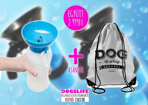 Dog Tour Kutyakulacs + Dog Walking Apparel Hátizsák SZETTBEN EGYÜTT BOMBA ÁRON - AZ EGYIK AJÁNDÉK!