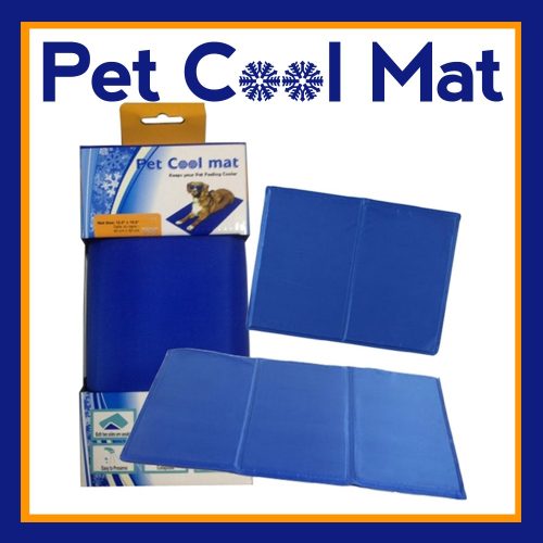 Pet Cool Mat Hűsítő zselés matrac 100x60 cm-es Kék (hűsítő matrac/hűtőmatrac/hűtőtakaró/hűtőpléd)