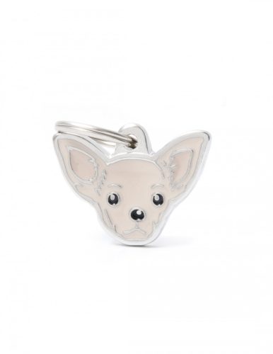 Gravírozható Biléta - Csivava Chihuahua - Egyedi Biléta Dog ID - Friends Collection