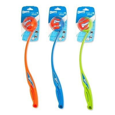 Chuckit! Sport18 labda elhajító katapult + labda  Szett 18m (45cm, Labdaméret:M) KÉK