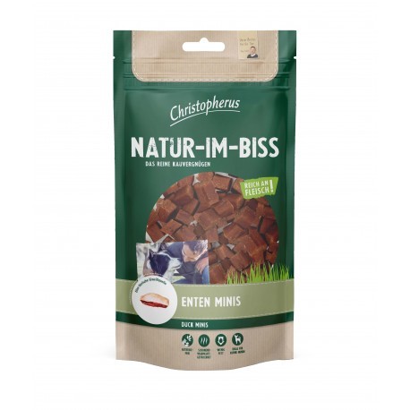 Kacsahúsos mini kockák Natur-Im-Biss Christopherus 70 gr.