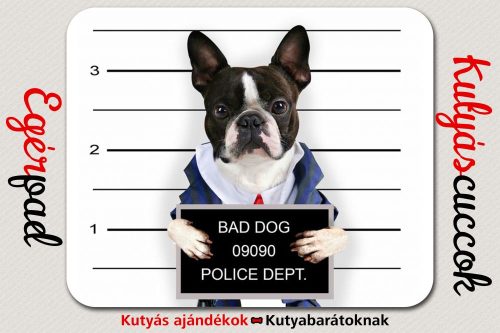 Bulldogos Egérpad - Francia Bulldog Bad Dog