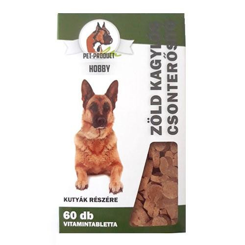 Pet-Product Zöldkagylós Glükozamin Csonterősítő Porcerősítő  tabletta kutyák számára 60db