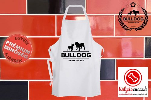 Konyhai Kötény Bulldogos - Bulldog Streetwear Klasszikus Logó