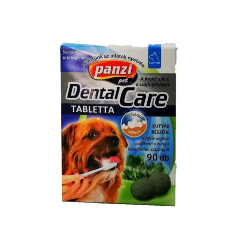 PanziPet Dental Care Szájhigiéniás Care Tabletta - Fogkő, Szájszag ellen kétféle algával