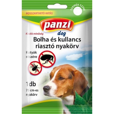 PanziPet Kullancs- és Bolhariasztó nyakörv kis- és nagytestű kutyák részére 75 cm sárga 304229